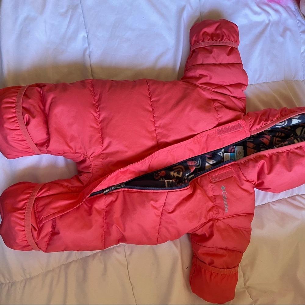 Columbia Kids' Pink One Piece Snowsuit